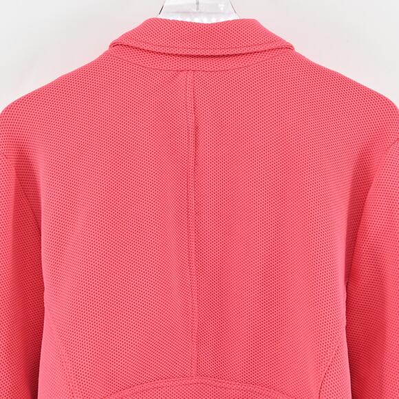 TORRID Womens Moto Jacket Size 3X Textured Pink Asymmetric Full Zip Casual Chic - Picture 12 of 14